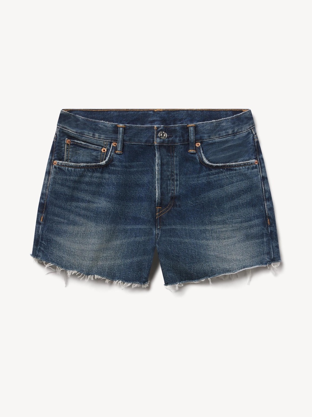 Buck Mason Strider Cut-Off Shorts in M051 💙